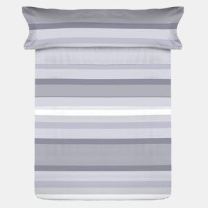 Conjunto de lençóis de microfibra Summer Nicol Gris para cama 105cm Donegal Collections
