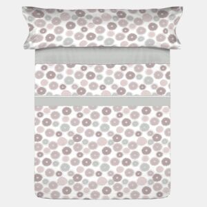 Conjunto de lençóis de microfibra Summer Levls Gris para cama 105cm Donegal Collections