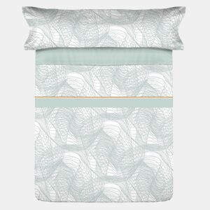 Conjunto de lençóis de microfibra Summer Infint Aqua para cama 135cm Donegal Collections