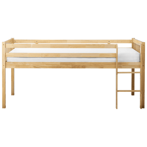 Cama de meia altura Madeira PEIPIN 90 x 200 cm Castanho claro