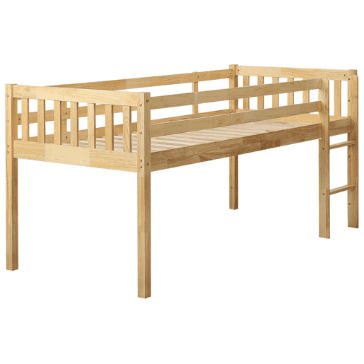 Cama de meia altura Madeira PEIPIN 90 x 200 cm Castanho claro