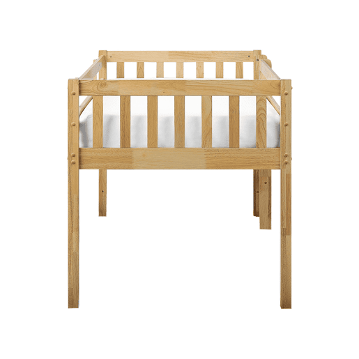 Cama de meia altura Madeira PEIPIN 90 x 200 cm Castanho claro