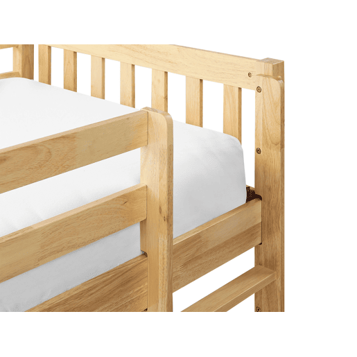 Cama de meia altura Madeira PEIPIN 90 x 200 cm Castanho claro