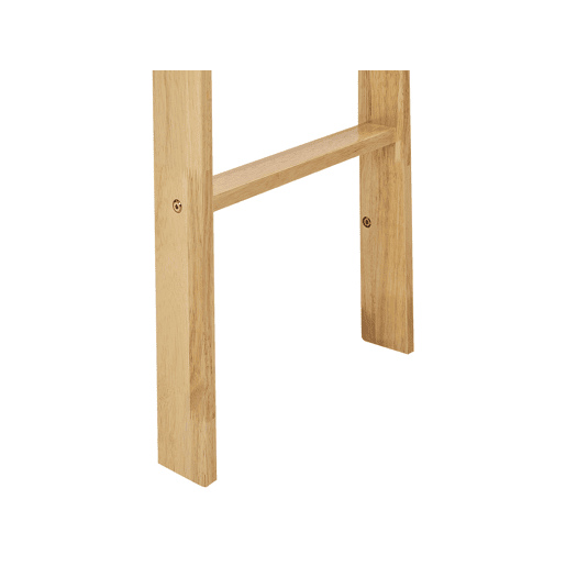 Cama de meia altura Madeira PEIPIN 90 x 200 cm Castanho claro