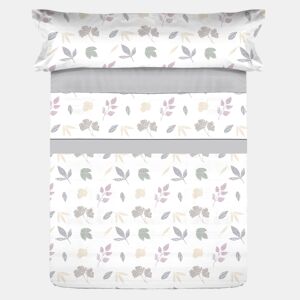 Conjunto de lençóis de microfibra Summer Carls Gris para cama 105cm Donegal Collections
