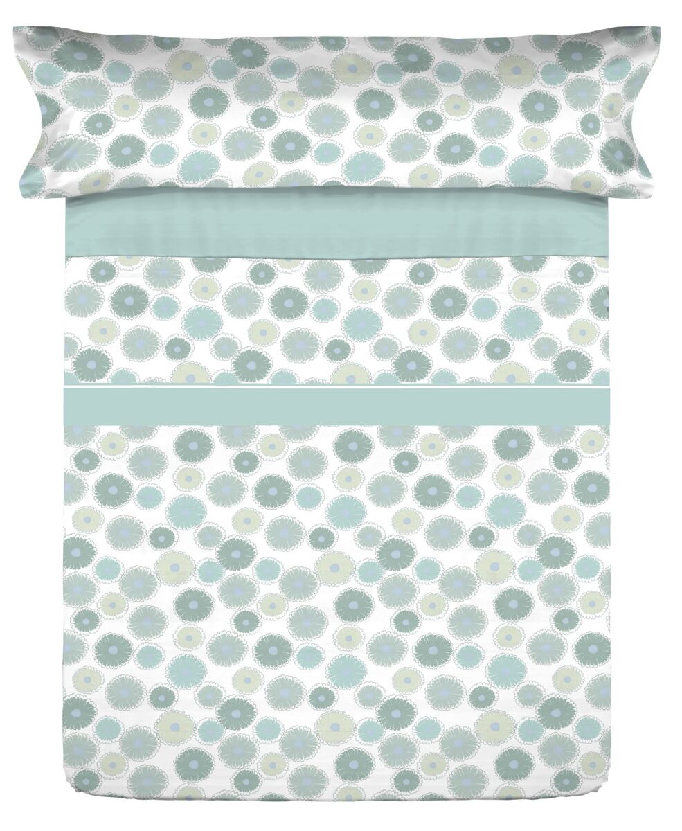 Juego sábanas microfibra verano levls aqua cama 90cm donegal collections
