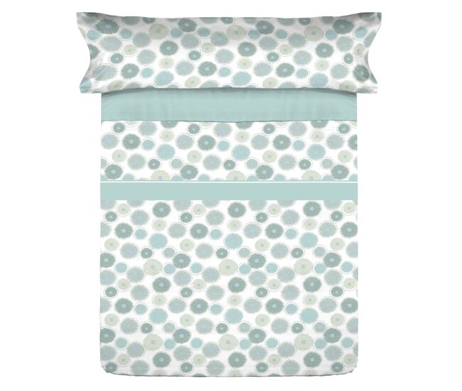 Juego sábanas microfibra verano levls aqua cama 90cm donegal collections