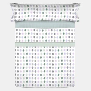 Conjunto de lençóis de microfibra Summer Gomil Aqua para cama 135cm Donegal Collections