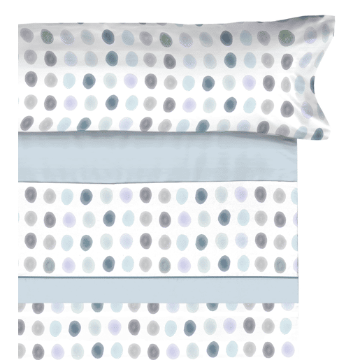 Conjunto de lençóis de microfibra Summer Gomil Azul para cama 150cm Donegal Collections