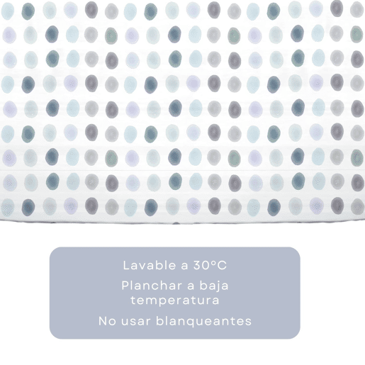 Conjunto de lençóis de microfibra Summer Gomil Azul para cama 150cm Donegal Collections