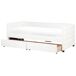 Beliani Cama con almacenaje Terciopelo MARRAY 98x214 Beliani Cama con almacenaje Terciopelo MARRAY 98x214 Crema