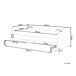 Beliani Cama con almacenaje Terciopelo MARRAY 98x214 Beliani Cama con almacenaje Terciopelo MARRAY 98x214 Crema