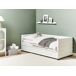Beliani Cama con almacenaje Terciopelo MARRAY 98x214 Beliani Cama con almacenaje Terciopelo MARRAY 98x214 Crema
