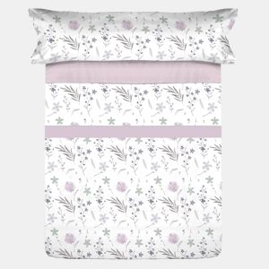 Conjunto de lençóis de microfibra Summer Civel Rosa para cama 150cm Donegal Collections