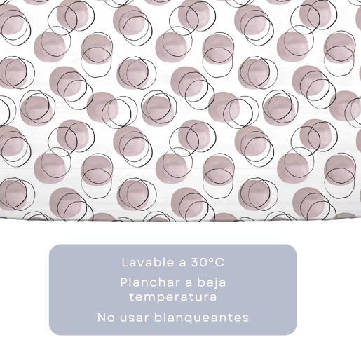 Conjunto de lençóis de microfibra Summer Clion Rosa para cama 90cm Donegal Collections