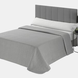 Colcha Design Reversível Cinza Cama 105cm Donegal Collections