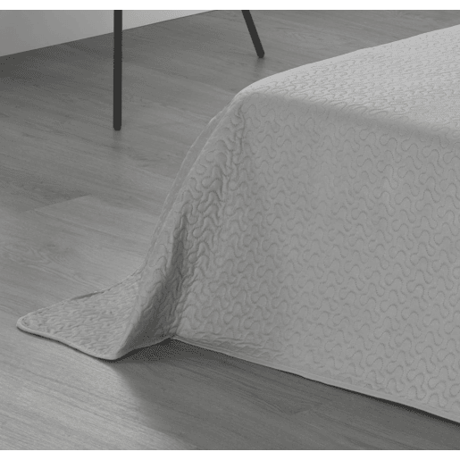 Colcha Design Reversível Cinza Cama 105cm Donegal Collections