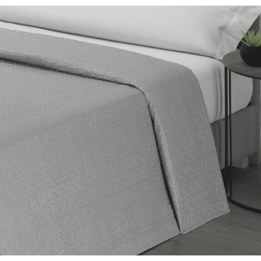 Colcha Design Reversível Cinza Cama 150cm Donegal Collections