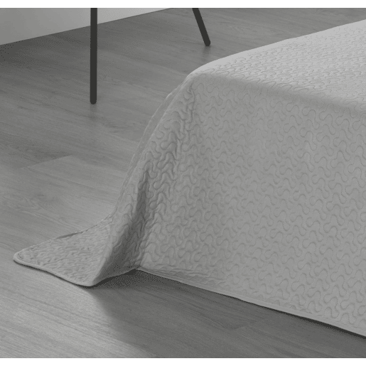 Colcha Design Reversível Cinza Cama 150cm Donegal Collections