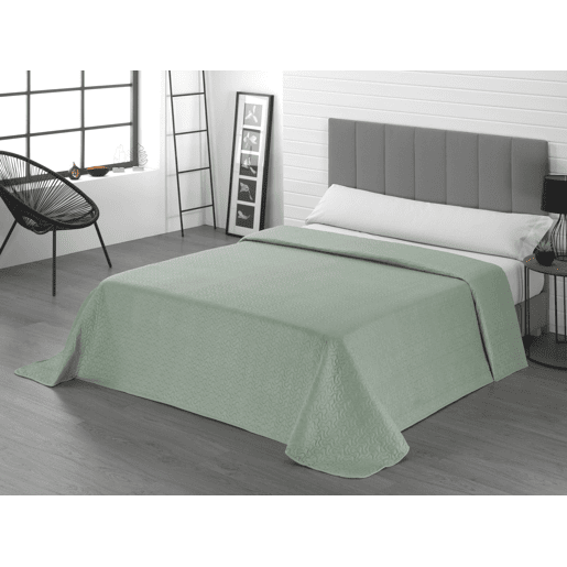 Colcha Design Reversível Verde Cama 150cm Donegal Collections