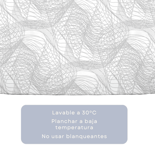 Conjunto de lençóis de microfibra Summer Infint Gris para cama 90cm Donegal Collections