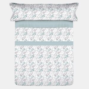 Conjunto de lençóis de microfibra Summer Dnan Aqua para cama 150cm Donegal Collections