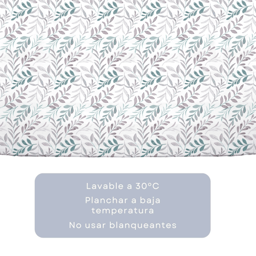 Conjunto de lençóis de microfibra Summer Dnan Aqua para cama 150cm Donegal Collections