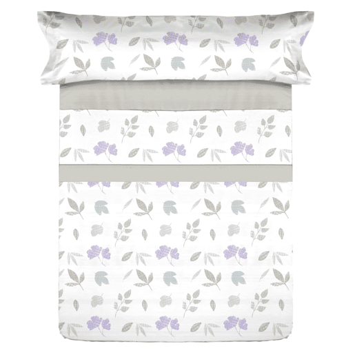 Conjunto de lençóis de microfibra Summer Carls Beige para cama 135cm Donegal Collections