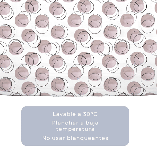 Conjunto de lençóis de microfibra Summer Clion Rosa para cama 135cm Donegal Collections