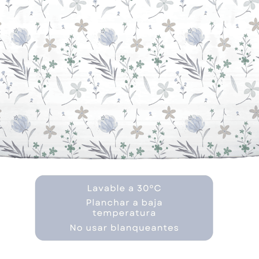 Conjunto de lençóis de microfibra Summer Civel Azul para cama 150cm Donegal Collections