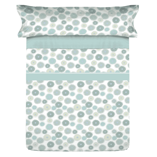 Conjunto de lençóis de microfibra Summer Levls Aqua para cama 150cm Donegal Collections