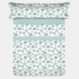 Conjunto de lençóis de microfibra Summer Levls Aqua para cama 150cm Donegal Collections