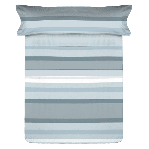 Conjunto de lençóis de microfibra Summer Nicol Azul para cama 150cm Donegal Collections