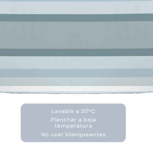 Conjunto de lençóis de microfibra Summer Nicol Azul para cama 150cm Donegal Collections