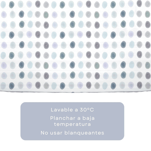 Conjunto de lençóis de microfibra Summer Gomil Azul para cama 135cm Donegal Collections