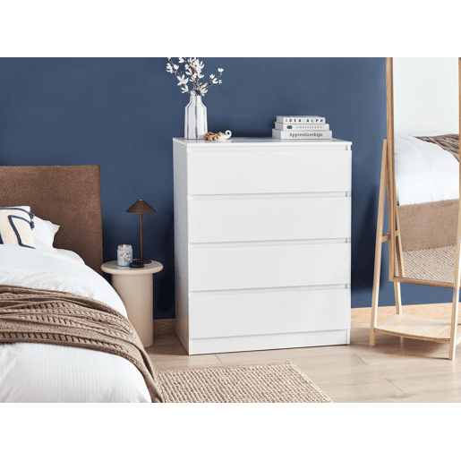 Cómoda 4 gavetas WINNIPEG Branco Cómoda 4 gavetas WINNIPEG Branco