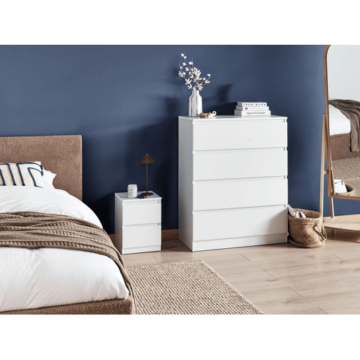 Cómoda 4 gavetas WINNIPEG Branco Cómoda 4 gavetas WINNIPEG Branco