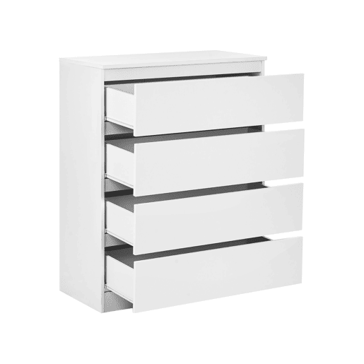 Cómoda 4 gavetas WINNIPEG Branco Cómoda 4 gavetas WINNIPEG Branco