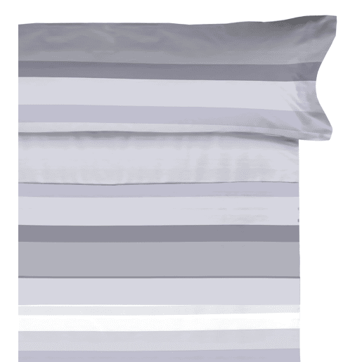 Conjunto de lençóis de microfibra Summer Nicol Gris para cama 135cm Donegal Collections