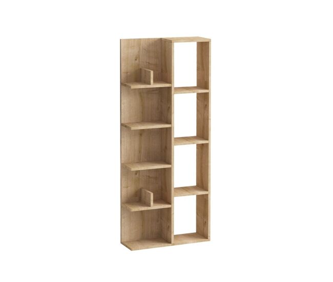 Librería con 4 compartimentos y 4 estantes h150 cm - lily