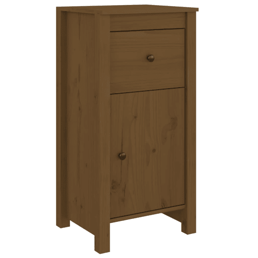 vidaXL Aparadores 2 pcs 40x35x80 cm pinho maciço castanho mel vidaXL Aparadores 2 pcs 40x35x80 cm pinho maciço castanho mel