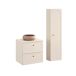 Conjunto mueble lavabo individual y columna Sanae 60 Conjunto mueble lavabo individual y columna Sanae 60 Beige