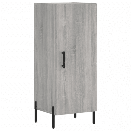 vidaXL Aparador 34,5x34x90 cm derivados de madeira sonoma cinzento