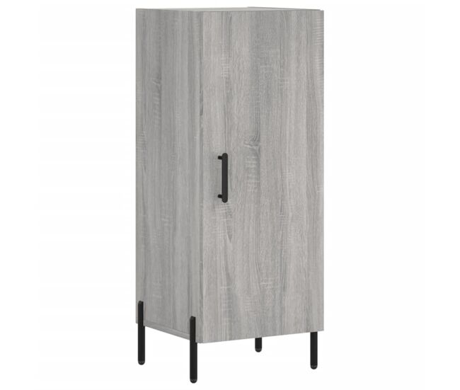 Vidaxl aparador madera de ingeniería gris sonoma 34,5x34x90 cm