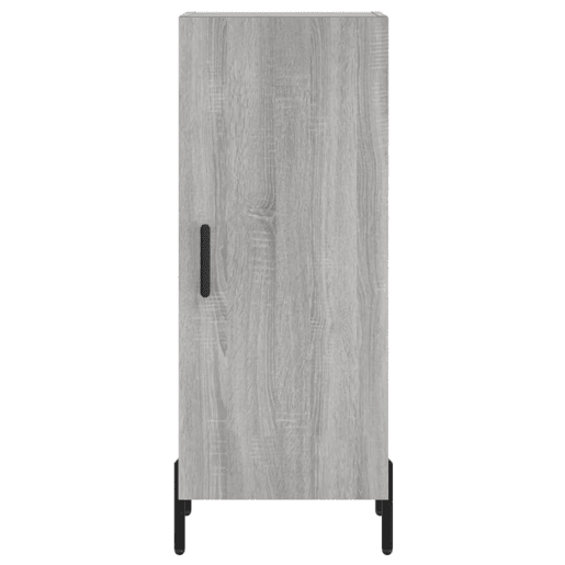 vidaXL Aparador 34,5x34x90 cm derivados de madeira sonoma cinzento