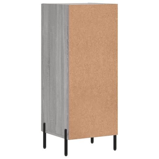 vidaXL Aparador 34,5x34x90 cm derivados de madeira sonoma cinzento