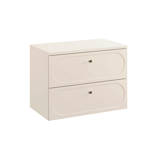 Móvel de toucador 80cm Sanae tampo de toucador Bege areia