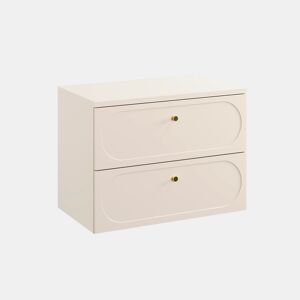 Móvel de toucador 80cm Sanae tampo de toucador Bege areia