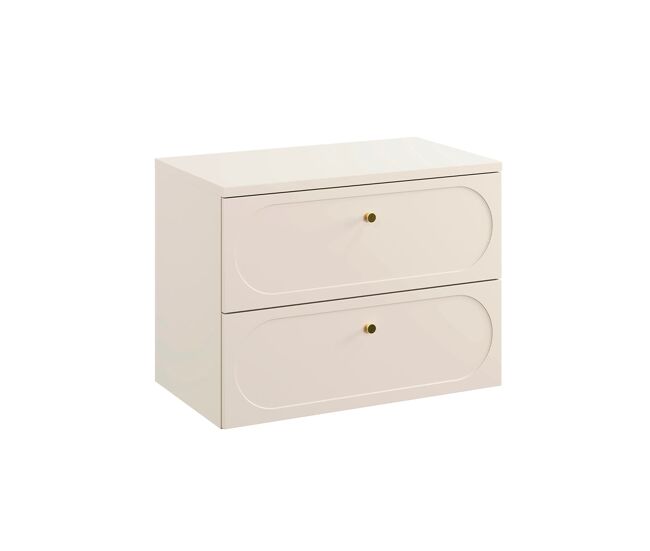 Mueble bajo lavabo 80cm encimera sanae beige arena