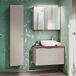 Conjunto mueble lavabo individual y columna Éros Topo Eros 80 Conjunto mueble lavabo individual y columna Éros Topo Eros 80 Topo
